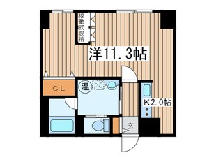 レガート東区役所前B棟の物件間取画像